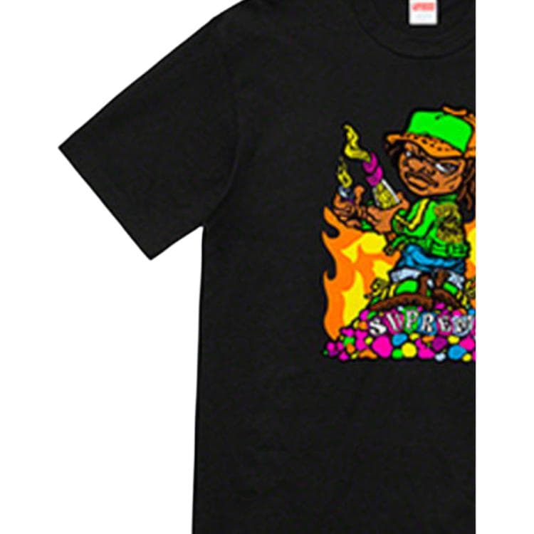 Футболка Supreme SS19 Molotov Kid Tee Black - изображение 2