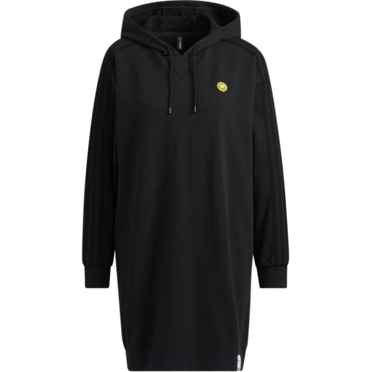 Платье ADIDAS NEO Черное Женское Длинное Платье с Рукавами - изображение 1