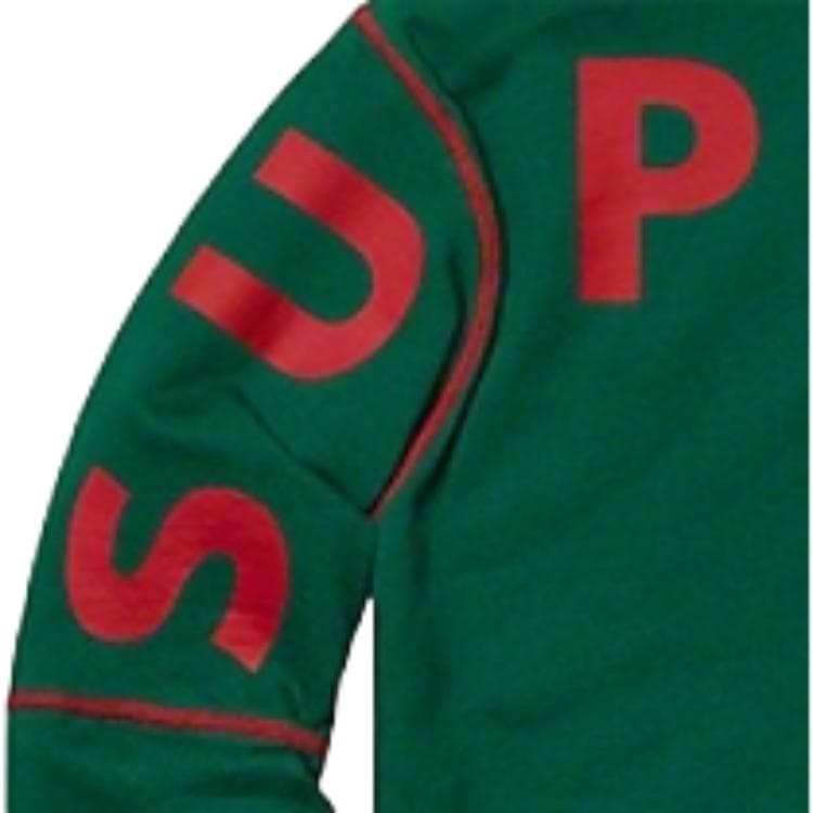 Кофта Supreme FW19 Week 1 Spread Logo Hooded Sweatshirt Logo - изображение 3