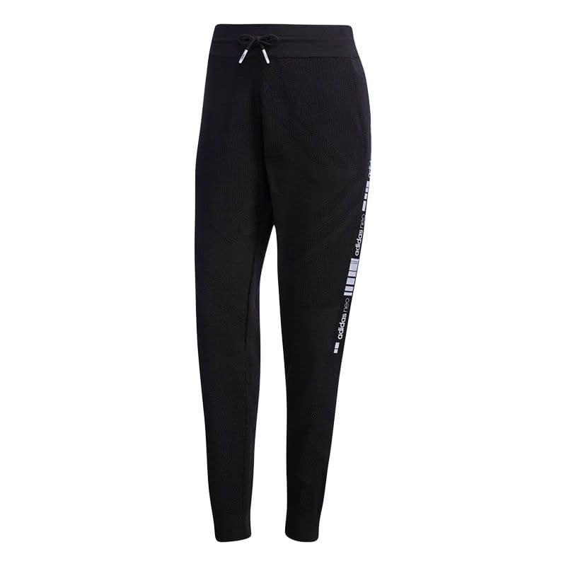 Штаны Adidas Neo M CS KNIT TP Вязаные тренировочные брюки женские черные - изображение 1