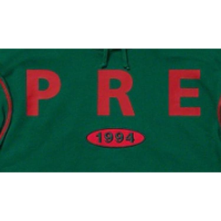 Кофта Supreme FW19 Week 1 Spread Logo Hooded Sweatshirt Logo - изображение 2