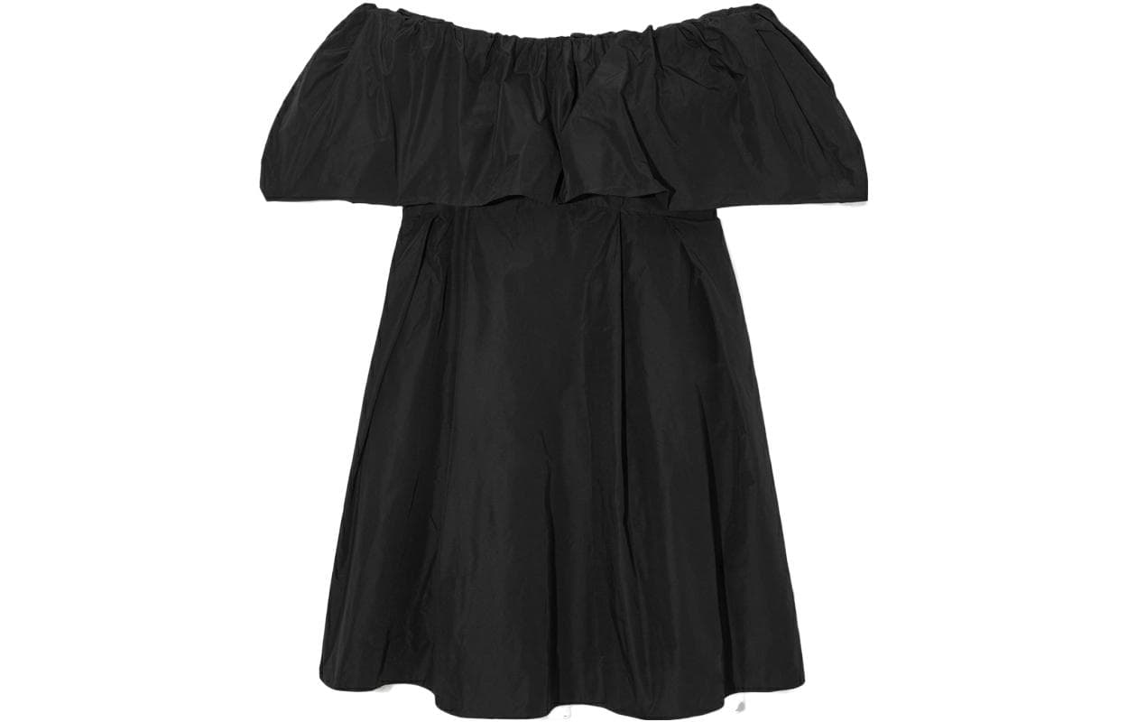 Платье COS Короткий Sleeved Платье Женские Черный - изображение 1