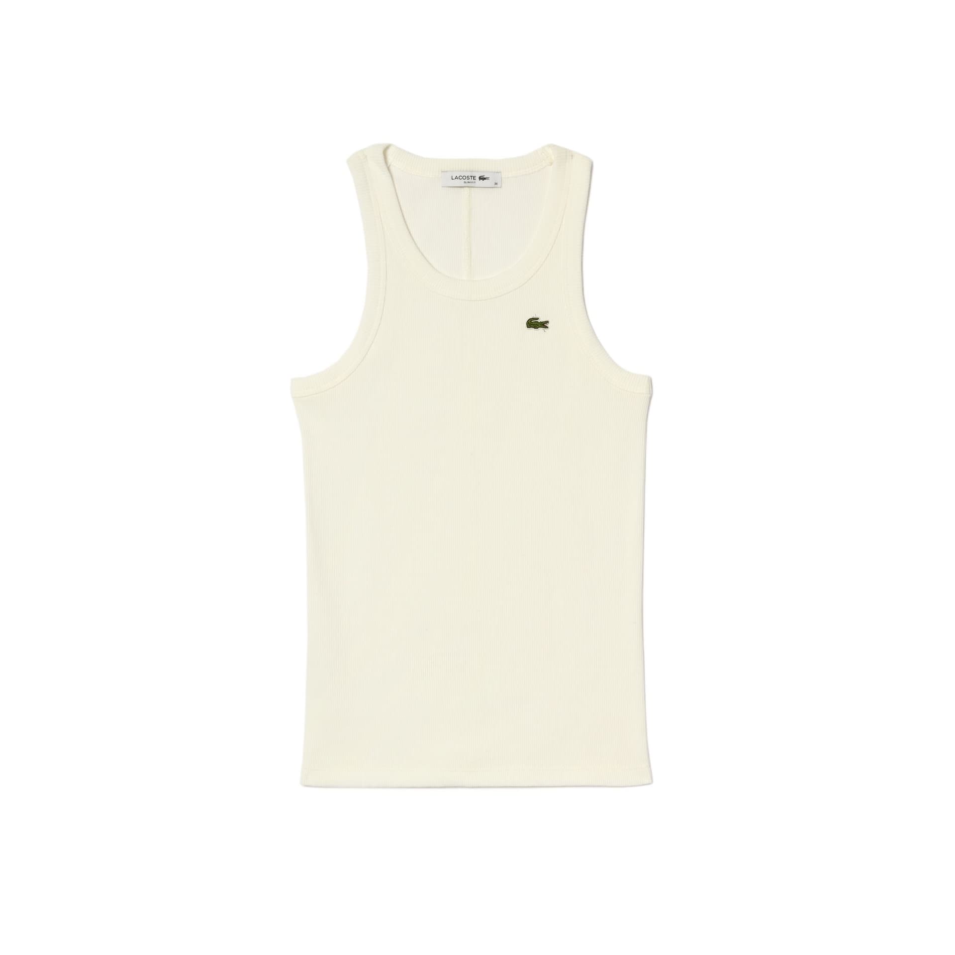 Майка LACOSTE Белые Женские Майки - изображение 1