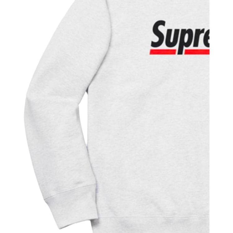 Худи Supreme Underline Crewneck Light Grey - изображение 3