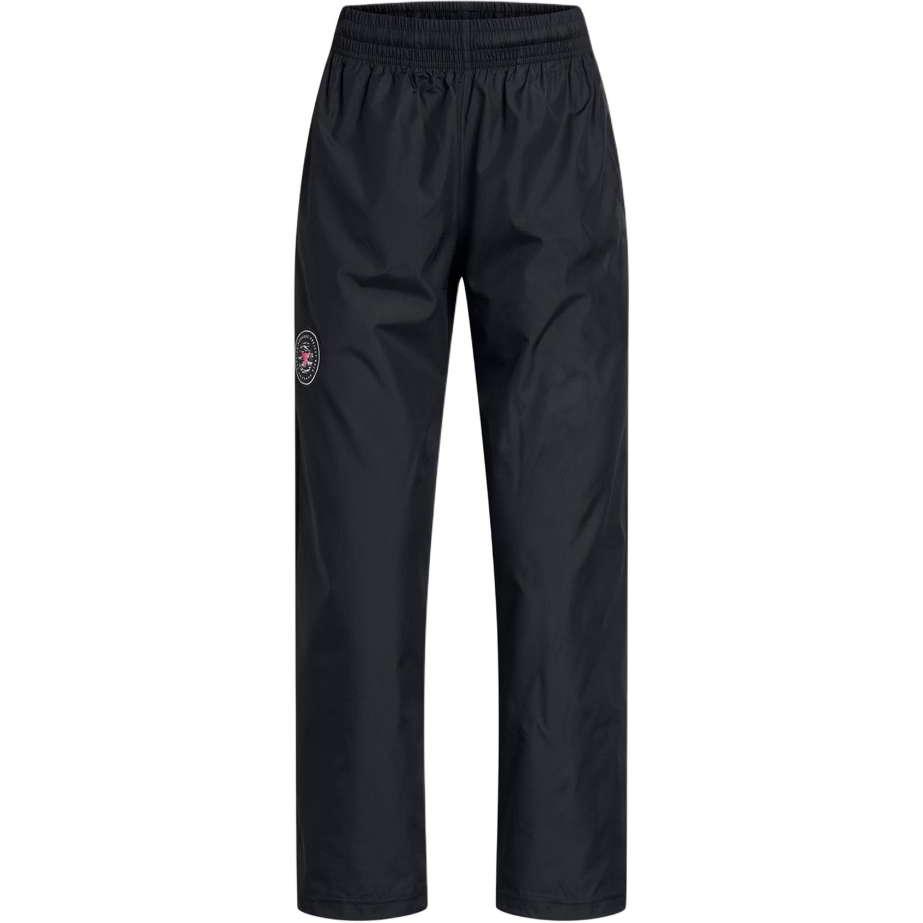 Штаны Under Armour ProjectRock FW24 Вязаные ткани Storm Спортивные трикотажные штаны Женские Черные - изображение 1