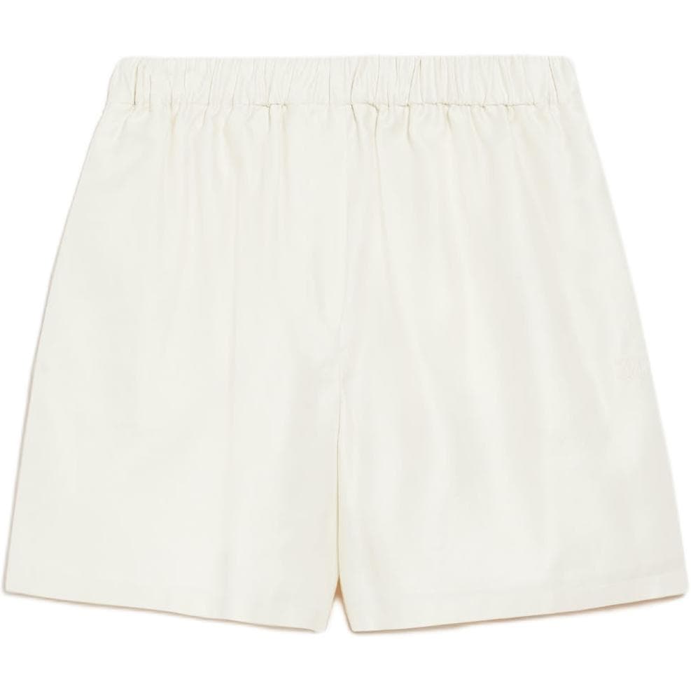 Шорты MaxMara Piadena Cotton Shorts With Monogram Embroidery - изображение 1