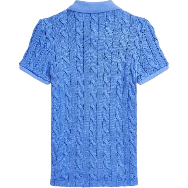 Polo Ralph Lauren SS25 Polo Облегающий Женский Синий - изображение 2