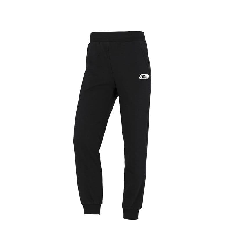 Штаны Skechers Multicolor Casual Collection Sports Lifestyle Collection Спортивные трикотажные брюки Женские Угольно-черный - изображение 1