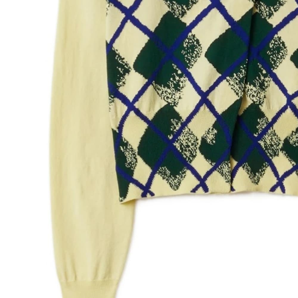 Кофта Burberry SS24 Трикотаж Женский Напиточный Желтый - изображение 5