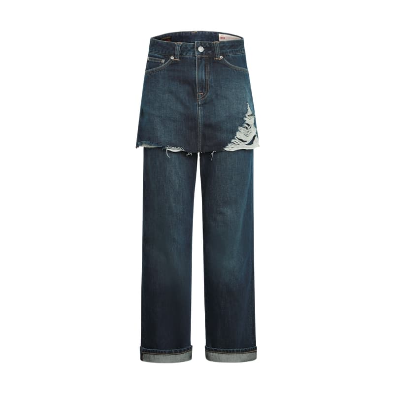 Джинсы EVISU Джинсовый Синий Женские Джинсы - изображение 1