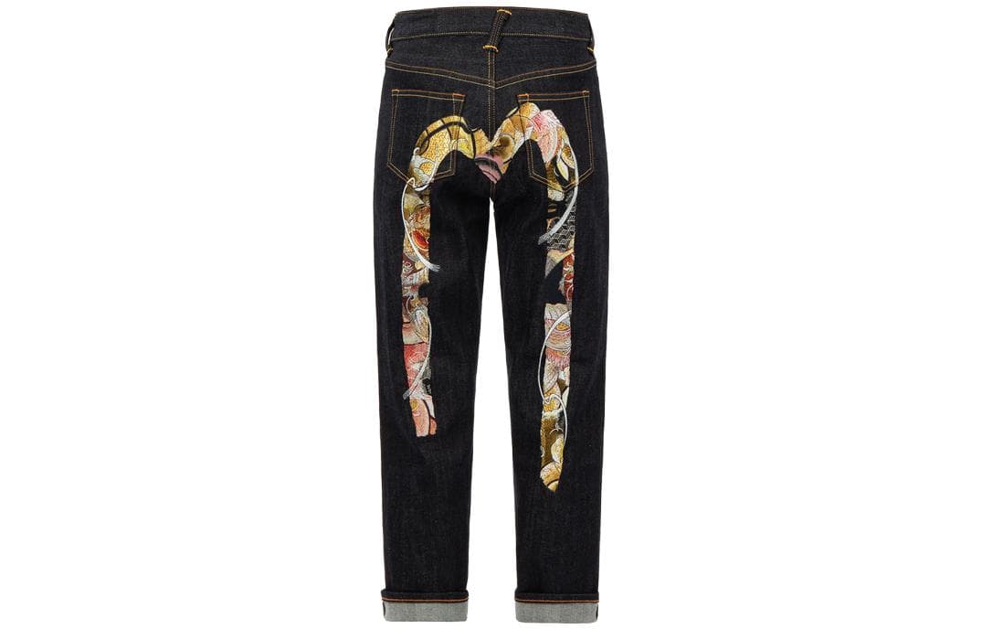 Джинсы EVISU Джинсовый Синий Женские Джинсы - изображение 1