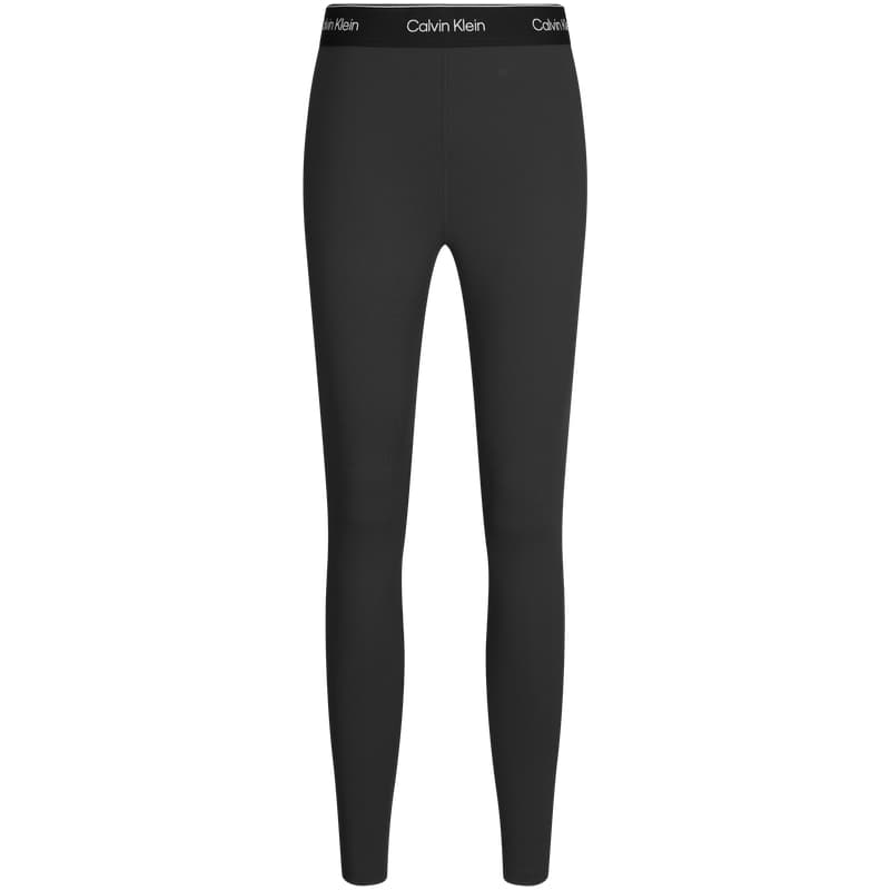 Штаны Calvin Klein SS25 Вязаные Спортивные Штаны Женские Космос Черный - изображение 1