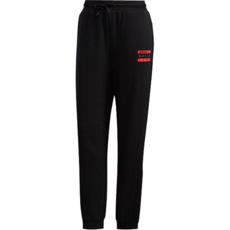 Штаны Adidas Neo Вязаные Спортивные Брюки Женские Черные - изображение 1