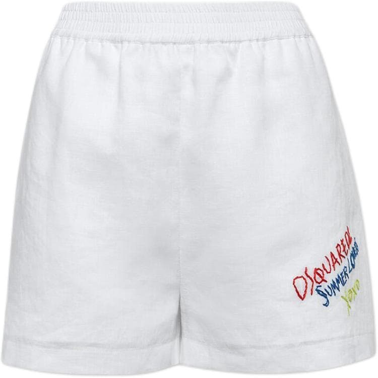 Шорты DSQUARED 2 Повседневные шорты Женские Белые - изображение 1