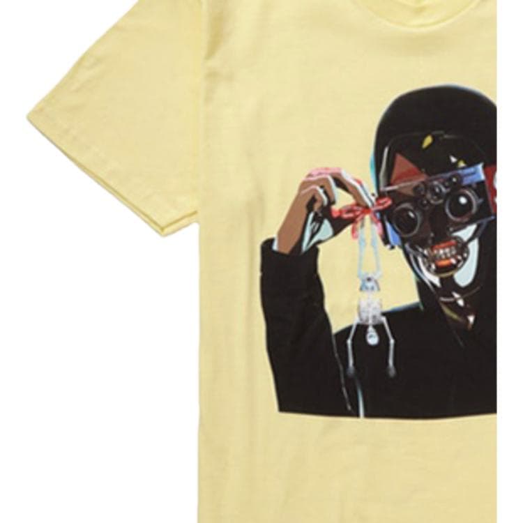 Футболка Supreme SS19 Creeper Tee Pale Yellow - изображение 3
