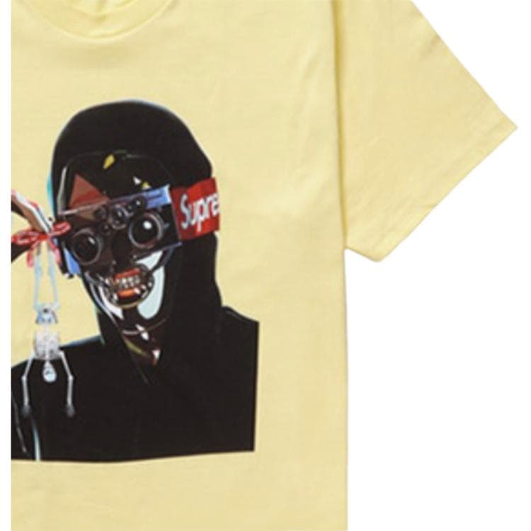 Футболка Supreme SS19 Creeper Tee Pale Yellow - изображение 2