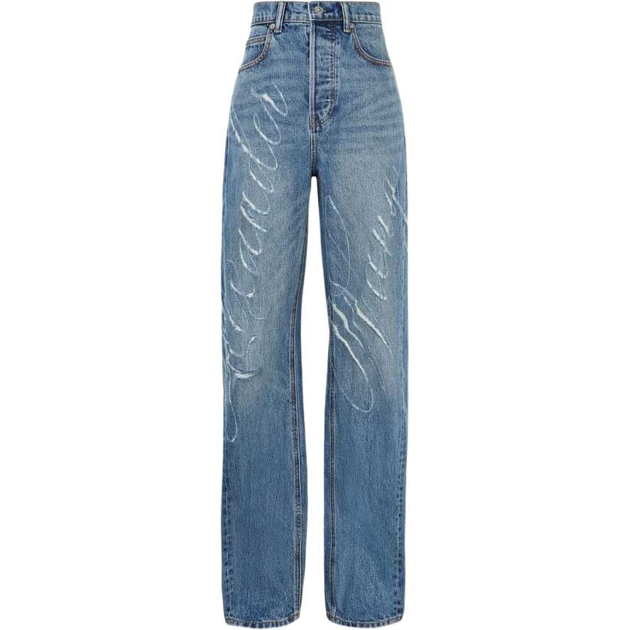Джинсы Alexander Wang Джинсы Женские Blue - изображение 1