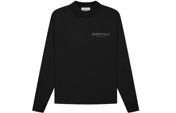 Футболка Fear of God Essentials FW21 Kids Ls Tee Stretch Limo LogoT - изображение 1