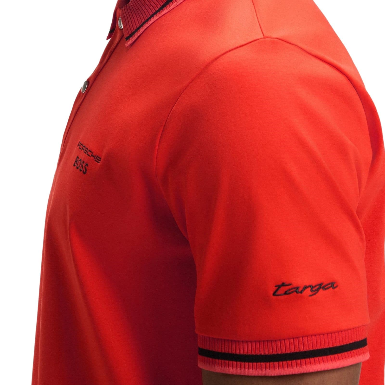 Поло Hugo Boss X PORSCHE Поло Мужское Оранжевое - изображение 2