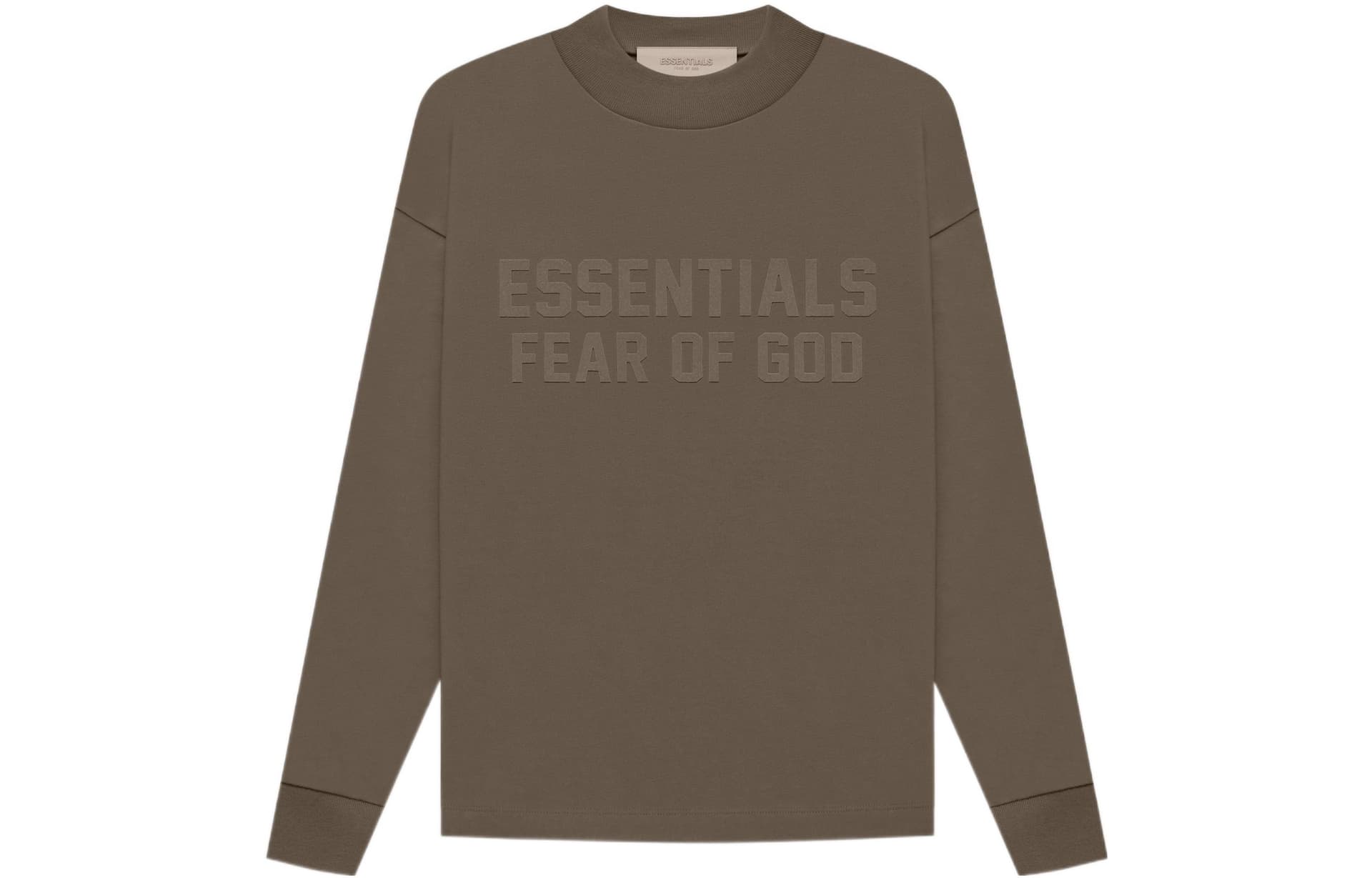 Футболка Fear of God Essentials FW22 Kids Ls Tee Wood T - изображение 1