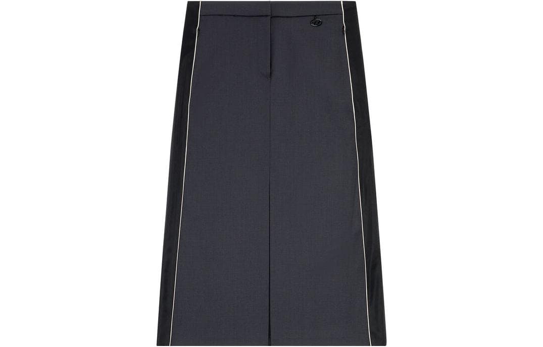 Юбка DIESEL Midi Skirt In Wool Blend And Double Knit - изображение 1
