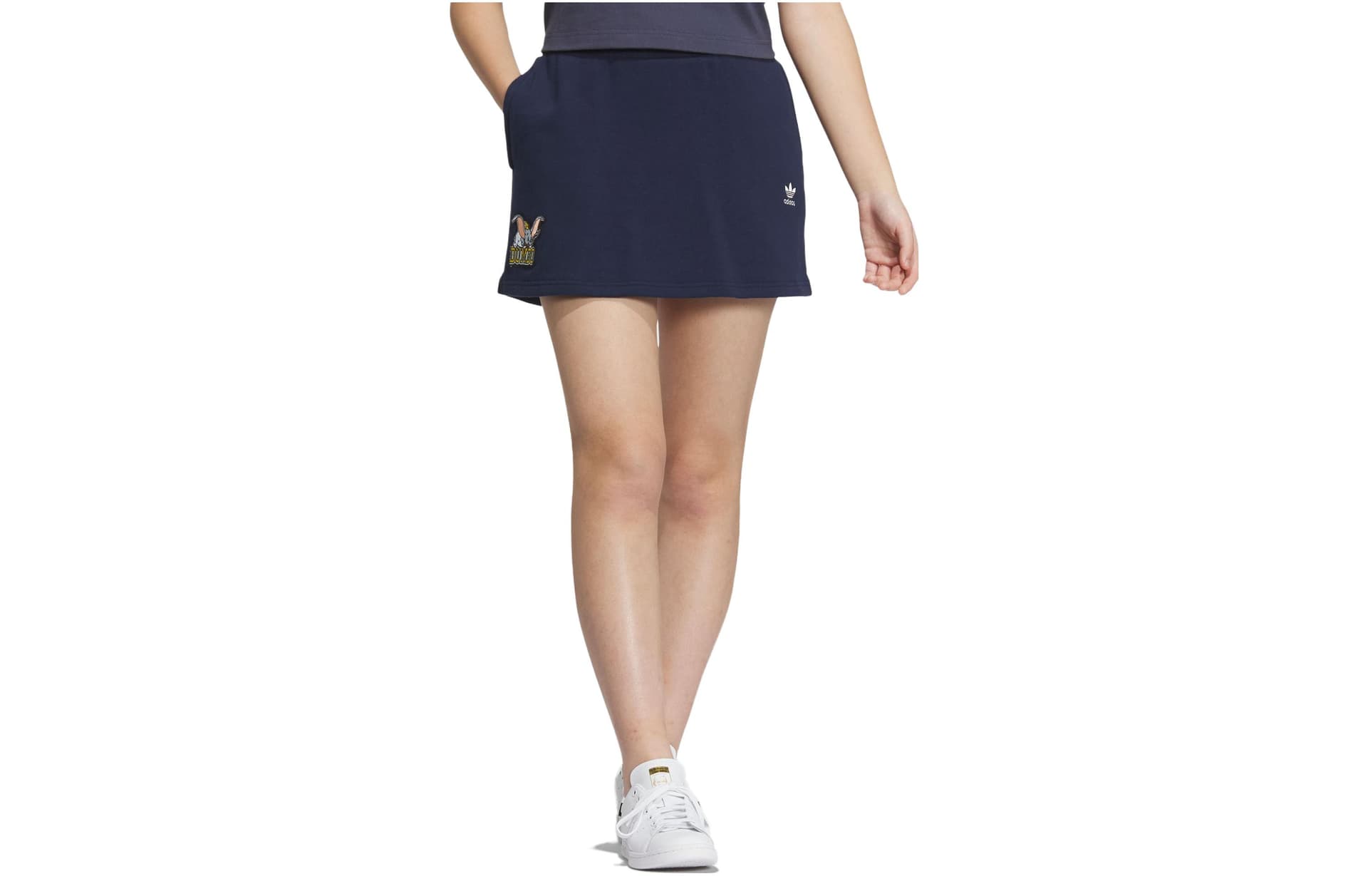 Юбка Adidas Originals x Disney Дамбо Спортивная одежда Повседневная Короткая Юбка Женская Университетский Синий - изображение 1