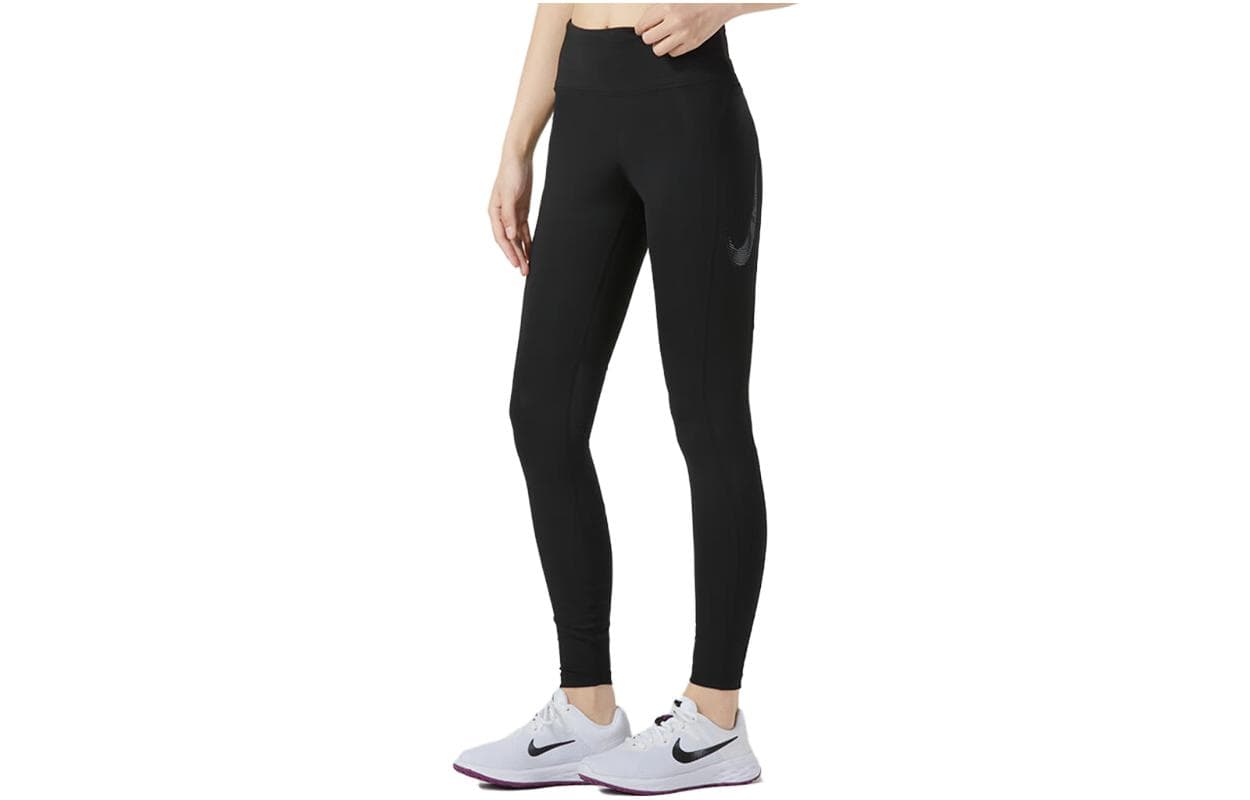 Штаны NIKE Спортивные брюки Женские Черный - изображение 3