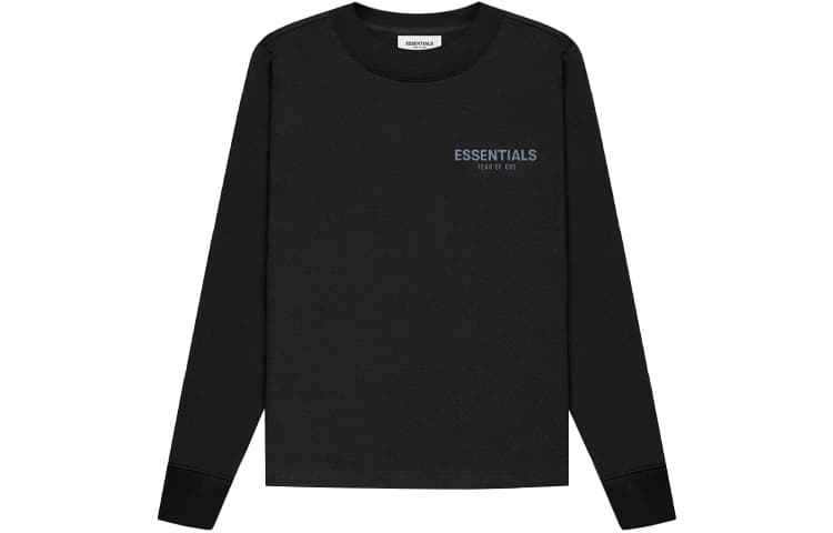 Кофта Fear of God Essentials SS21 Kids Long Sleeve Tee Stretch Limo LogoT - изображение 1