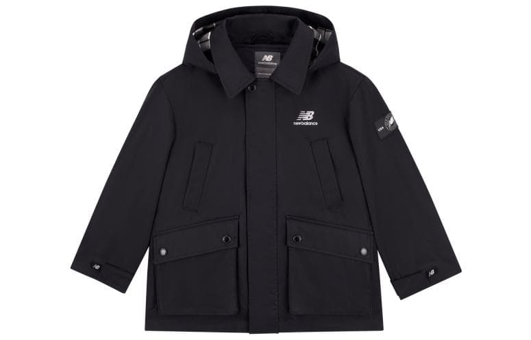 New Balance Черные Детские Утеплённые Куртки - изображение 1