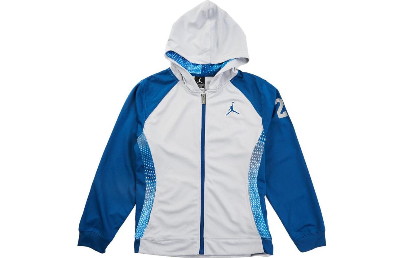 Jordan Hoodie с рукавами реглан Синий Детский - изображение 1