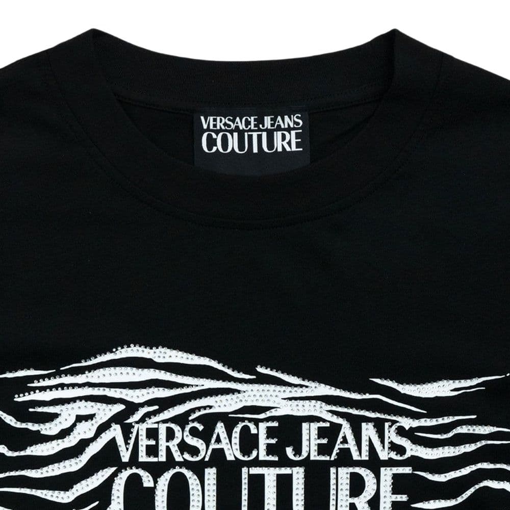 Футболка Versace Jeans Couture SS25 T-Shirt Мужской Черный - изображение 3