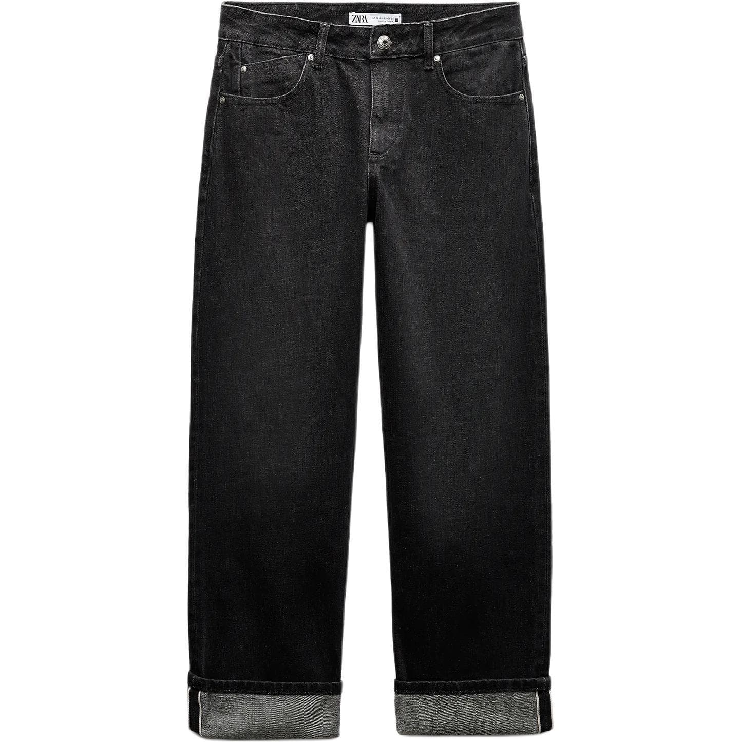 Джинсы ZARA Черные Женские Джинсы - изображение 1