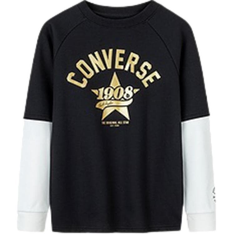 Converse Толстовка Глубокий Черный Детский - изображение 1