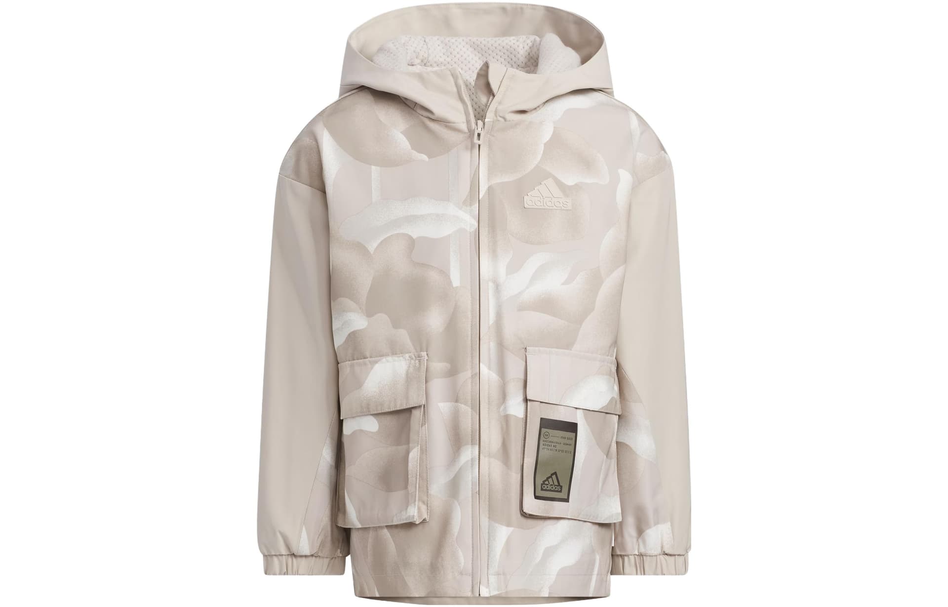 Adidas Свинец Белый Kids Куртки - изображение 1