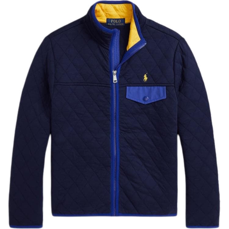 Polo Ralph Lauren Хлопковый пуховик FW24 Темно-синий Детский - изображение 1