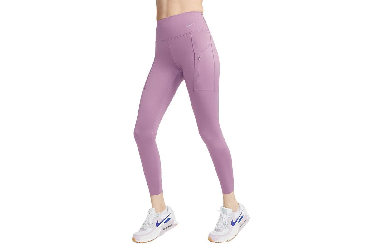 Штаны Nike Go Пыль Фиолетовый Женские Спортивные брюки - изображение 1