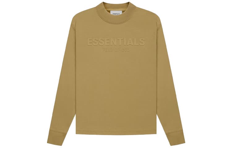 Футболка Fear of God Essentials FW21 Kids LS Tee Amber T - изображение 1