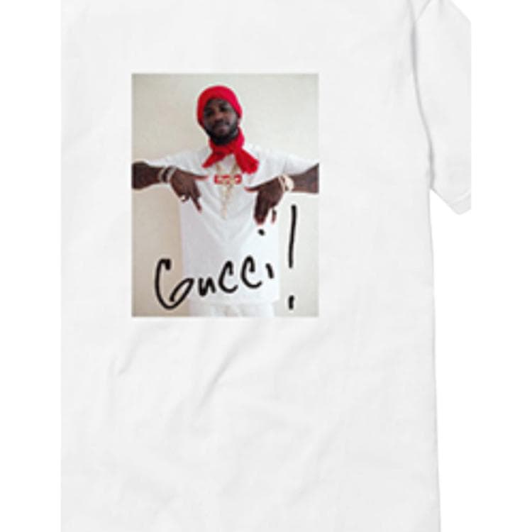 Футболка Supreme FW16 Gucci Mane Tee White - изображение 2