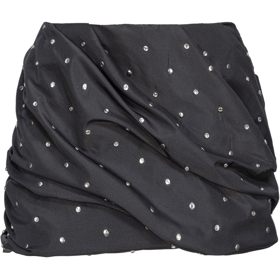 Юбка PINKO FW24 Повседневные Мини Юбки Женские Черные - изображение 1