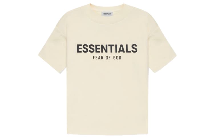 Футболка Fear of God Essentials SS21 Kids Short Sleeve Tee ButtercreamCream LogoT - изображение 1