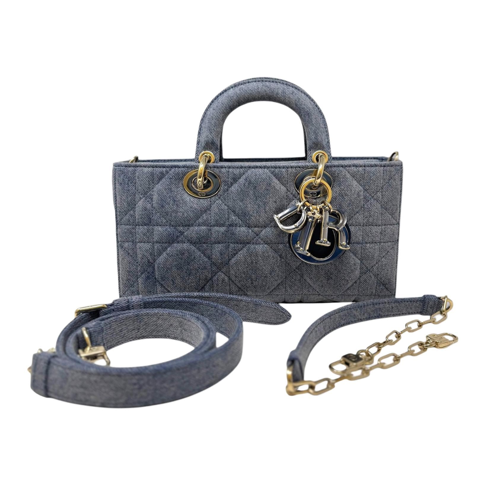 Сумка Dior Lady Dior Denim Blue - изображение 3
