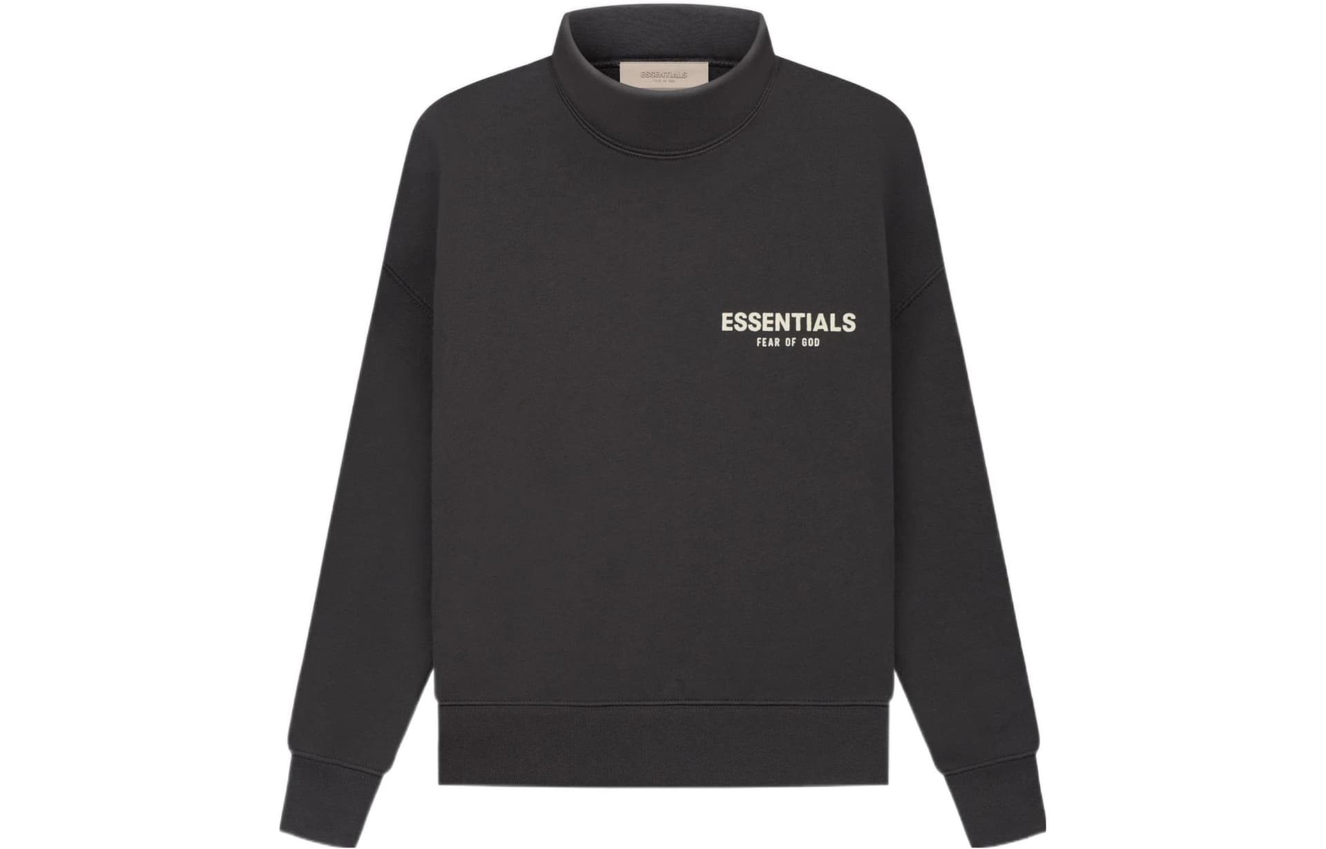 Кофта Fear of God Essentials SS22 Kids Mock Neck Sweatshirt Iron Logo - изображение 1