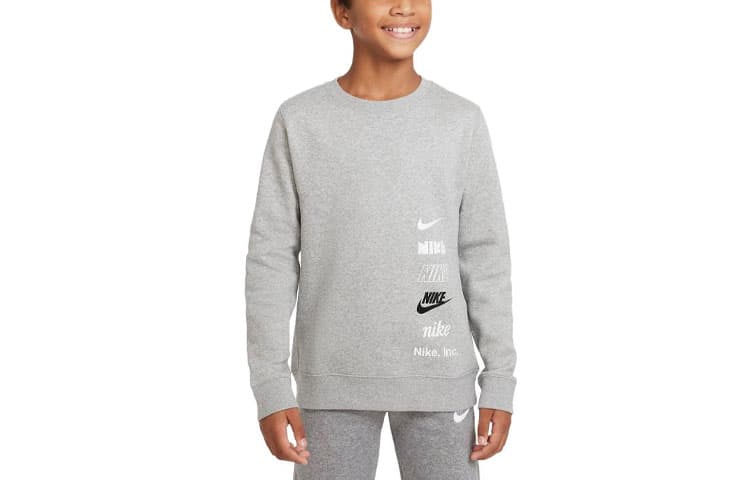 Nike Темно-серый детский Толстовка - изображение 1