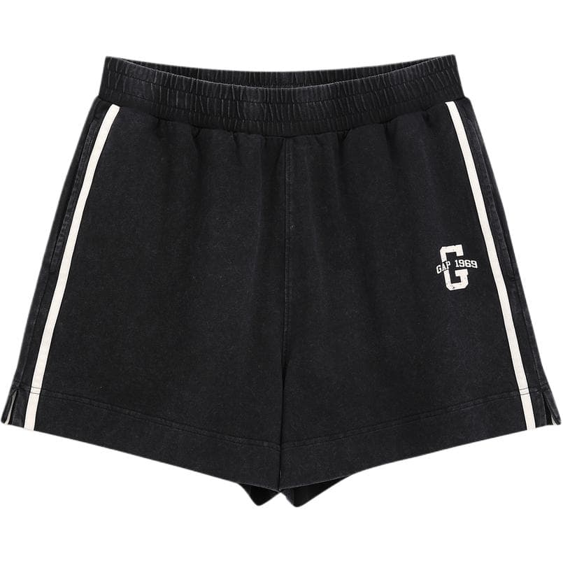 Шорты GAP Повседневные шорты женские вымытый черный - изображение 1