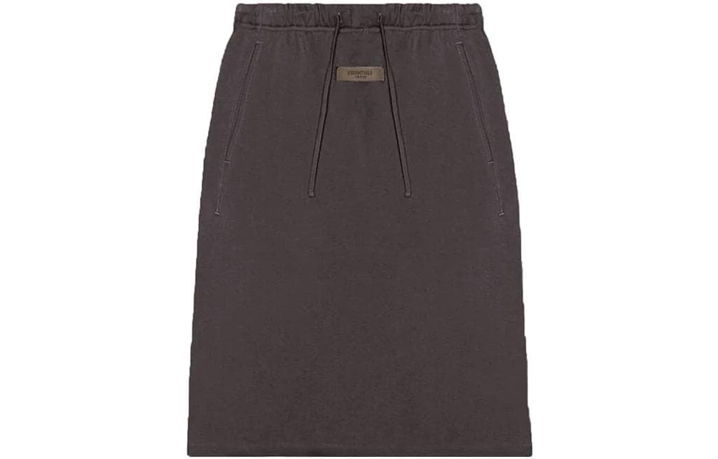 Юбка Fear of God Essentials SS23 Women's Midi Skirt off Black - изображение 1
