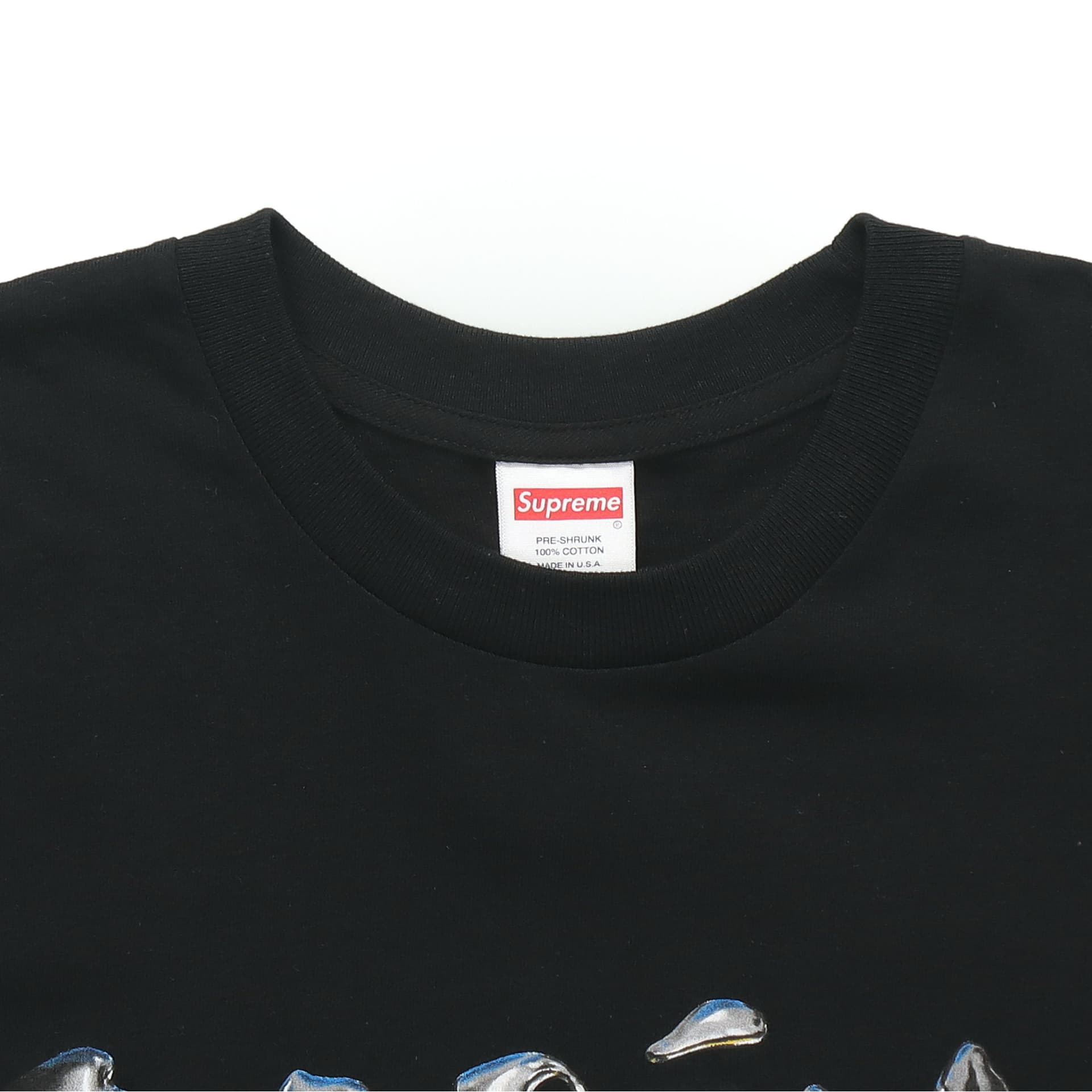 Футболка Supreme FW18 Liquid Tee Black - изображение 3