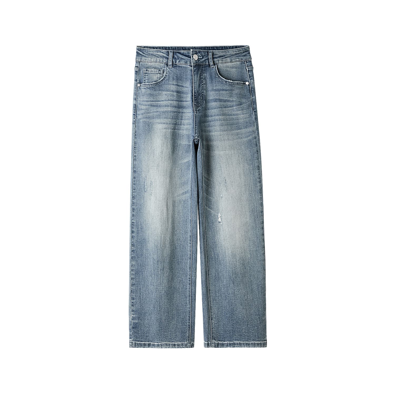 Джинсы HLA Синий Серый DENIM GRADIENT (Средний) Y3 Женские Джинсы - изображение 1