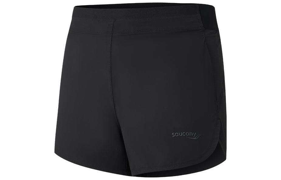 Saucony Глубокий черный Женские спортивные шорты - изображение 1