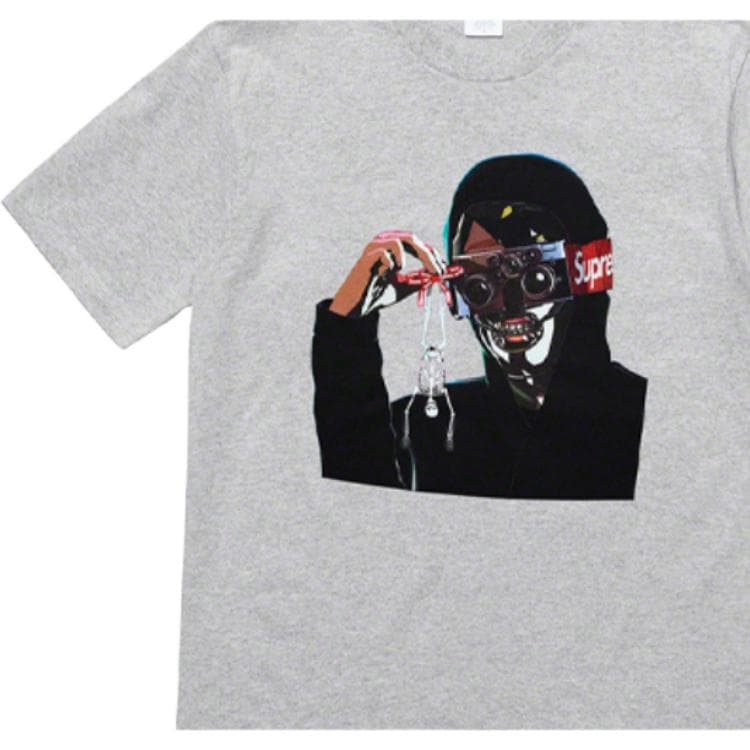 Футболка Supreme SS19 Creeper Tee Heather Grey T - изображение 3