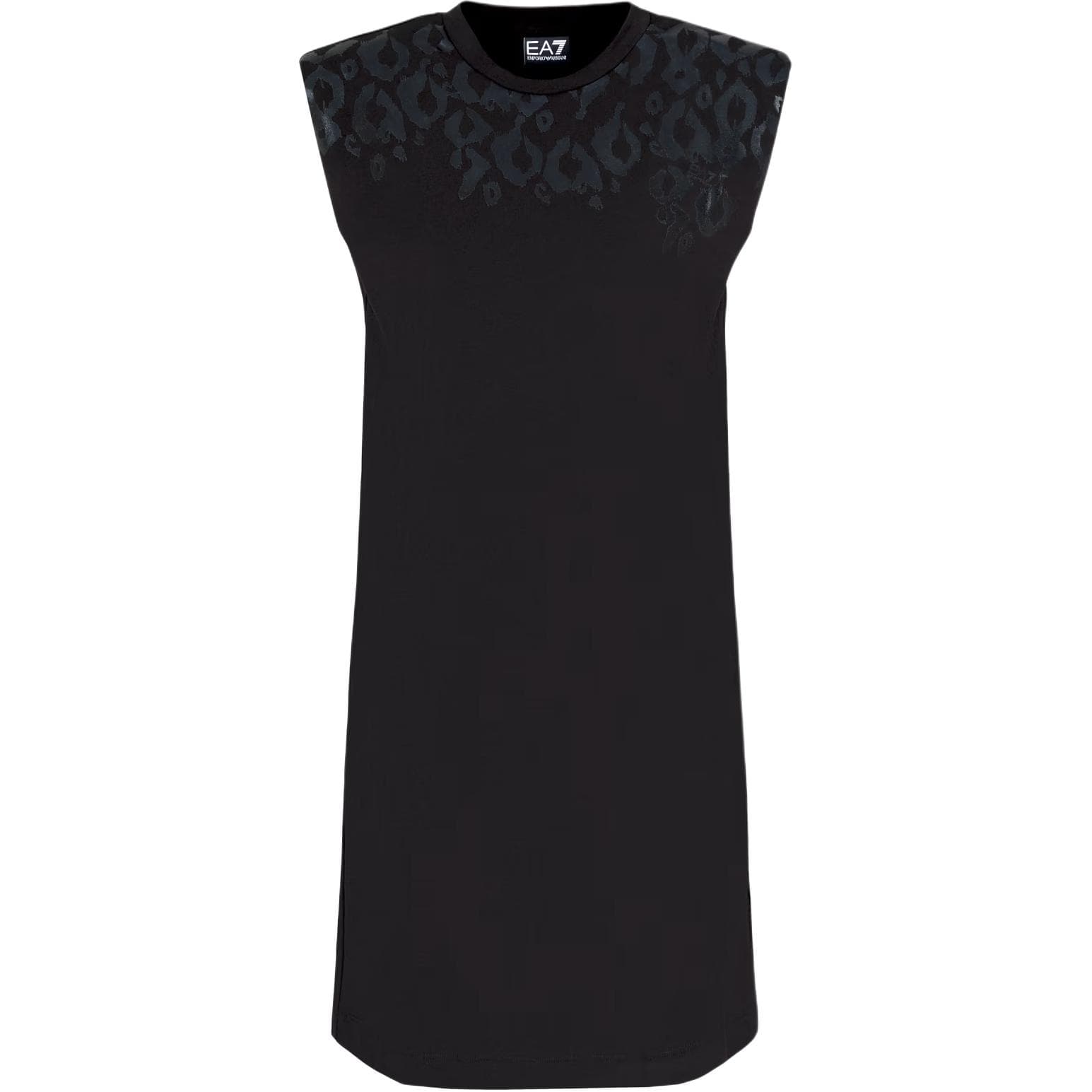 EMPORIO ARMANI EA7 SS25 Без рукавов Платье Женское Черное - изображение 1